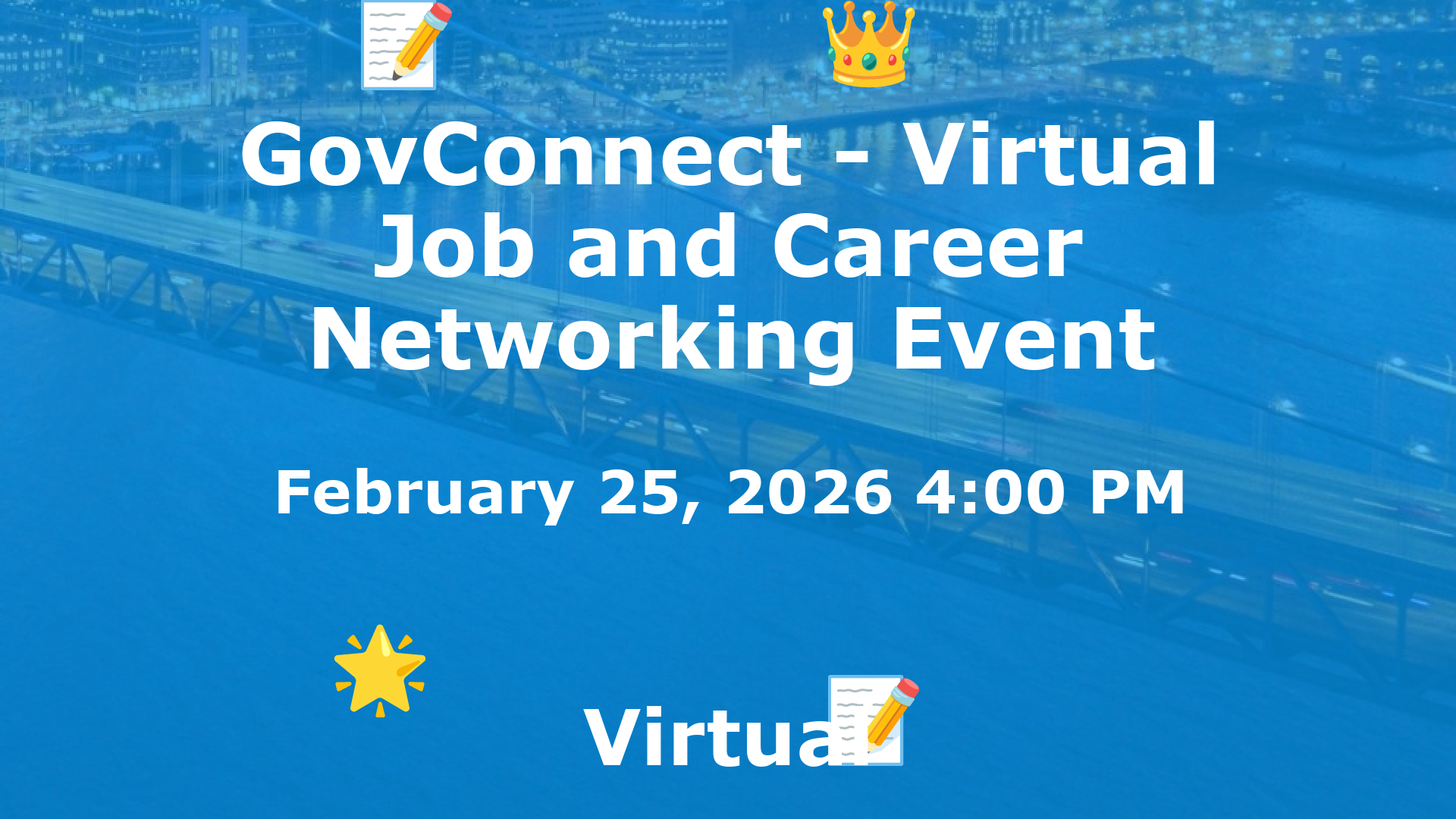 GovConnect - Virtual Job and Career Networking Event event image